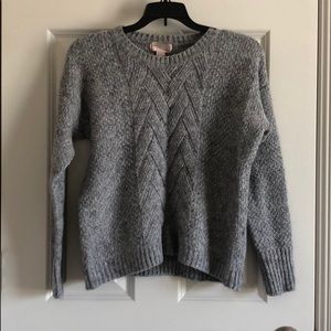 Forever21 Gray Knit Sweater Size L